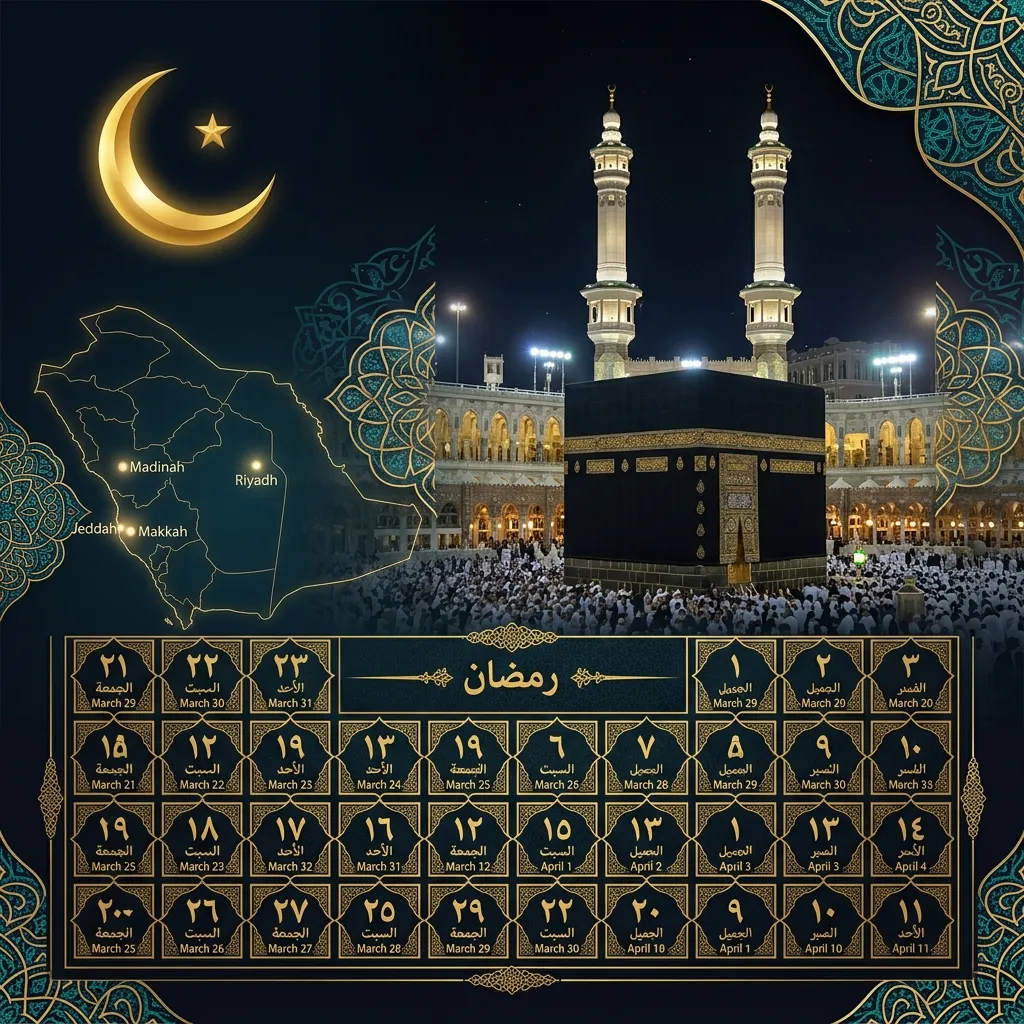 تقويم أم القرى الرسمي - المملكة العربية السعودية